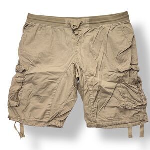 VTG Y2K Southpole Shorts Men 5X Big & Tall  Beige Cargo Baggy 14 In Inseam